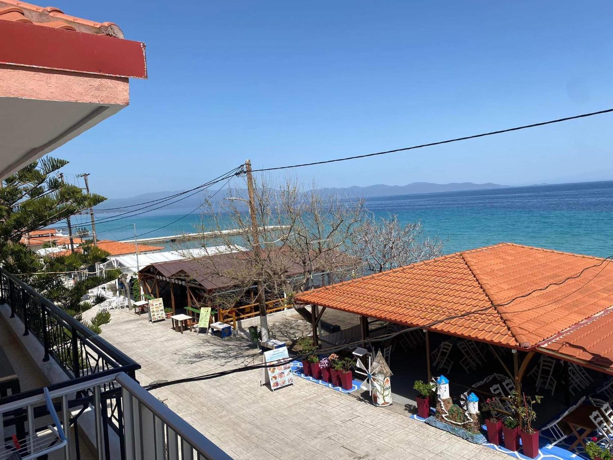 Diolkos Apartement Néa Ródha Quarto foto